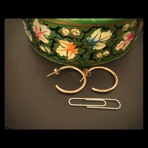 Small(ish) gold hoops